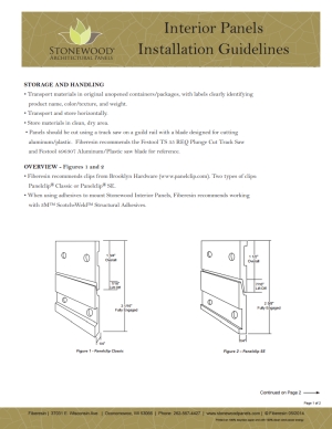 interior Installation Guidelines thumb