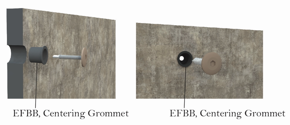 Position of Grommet and Fastener 01WEB