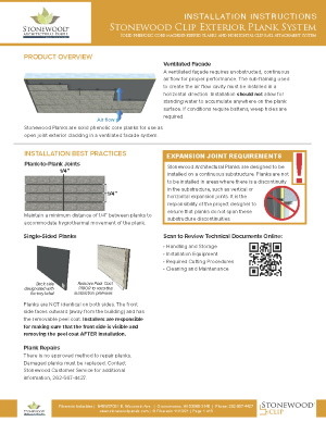 Clip Stonewood Installation Instructions 111021 Page 1